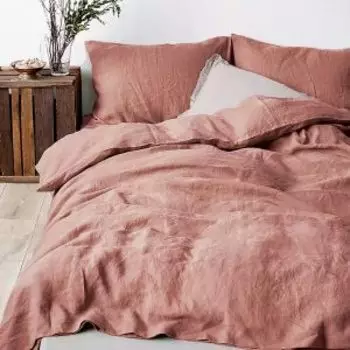 Комплект постельного белья Rustic Peach, 2-сп, нав. 50х70 см, полисатин