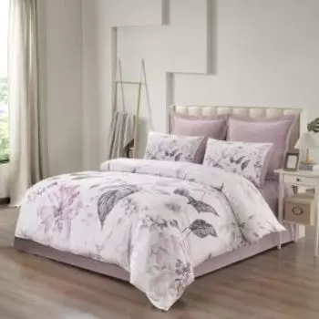 Комплект постельного белья Sofi de Marko Альфабия, Евро, 4 нав., сатин