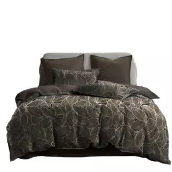 Комплект постельного белья Sofi de Marko Беверли, Евро макси, сатин, шоколадный