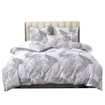 Комплект постельного белья Sofi de Marko Агнес, Евро, сатин, серый