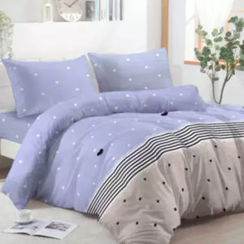 Комплект постельного белья Спал Спалыч Харти, 1.5-сп, нав. 70х70 см, бязь