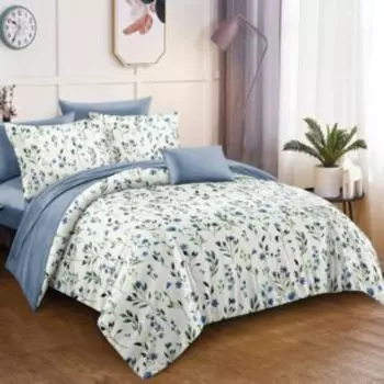 Комплект постельного белья Теодора Альма, 1.5-сп, нав. 70х70 см, поплин