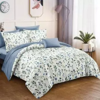 Комплект постельного белья Теодора Альма, Евро, нав. 70х70 см, поплин