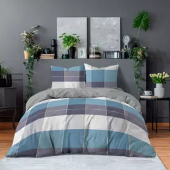 Комплект постельного белья Теодора Фоджа, Евро, нав. 70х70 см, поплин