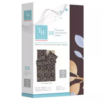 Комплект постельного белья Теодора Милис, 2-сп, нав. 70х70 см, ранфорс