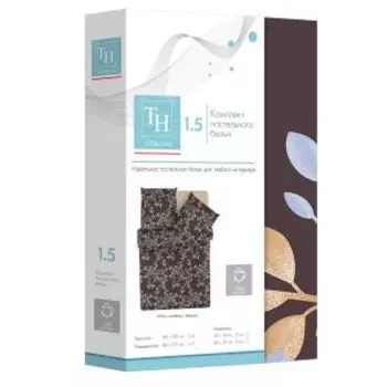 Комплект постельного белья Теодора Милис, 1.5-сп, нав. 70х70 см, ранфорс