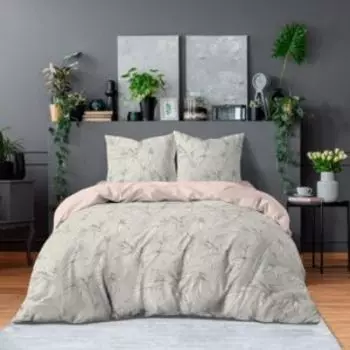 Комплект постельного белья Теодора Ноеми, 1.5-сп, нав. 70х70 см, поплин