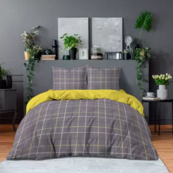 Комплект постельного белья Теодора Трани, 1.5-сп, нав. 70х70 см, поплин