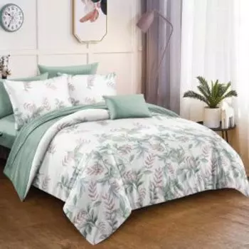 Комплект постельного белья Теодора Жанетта, Евро, нав. 70х70 см, поплин