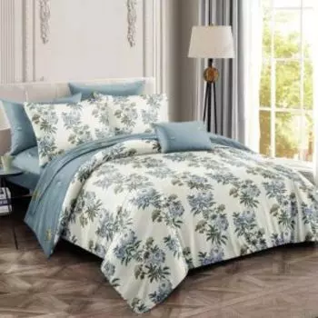 Комплект постельного белья Theodora Блома, Дуэт, нав. 70х70 см, сатин, хлопок 115г/м2