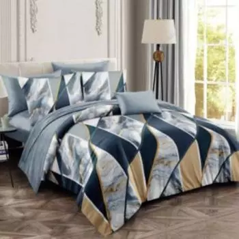 Комплект постельного белья Theodora Зива, Евро, нав. 70х70 см, сатин, хлопок 115г/м2