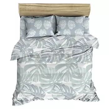 Комплект постельного белья Tropics, Евро, поплин