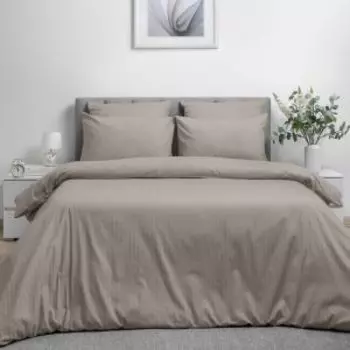 Комплект постельного белья Волшебная ночь, 2-сп, поплин, капучино