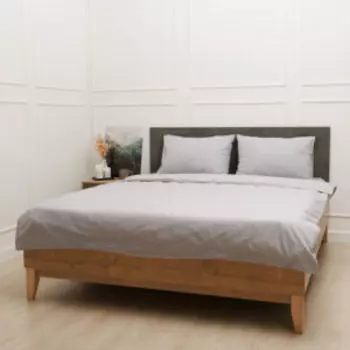 Комплект постельного белья Волшебная ночь Серое яблоко, 2-сп, нав. 50х70 см, поплин