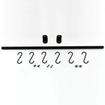комплект рейлинг с креплением и крючки Лофт , 58 см., 6 шт./кр, металл/пластик