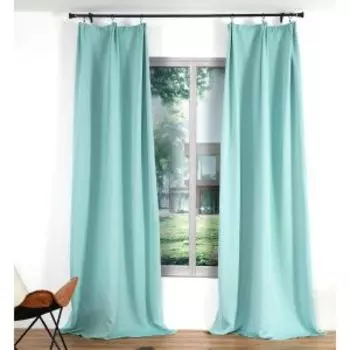 Комплект штор Блэкаут, 150х270 см, 2 шт, ментол