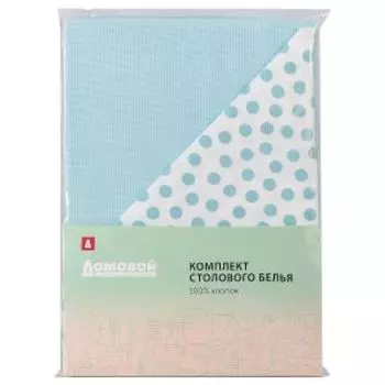 Комплект столового белья Геометрия, 2шт, хлопок