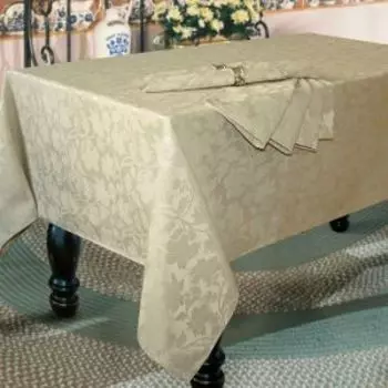 Комплект столового белья Grand Style, скатерть 260х150 см, салфетки 35х35 см, 7 шт, тефлон