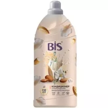 Кондиционер для белья BIS Миндально молочко, 1700 мл, концентрированный