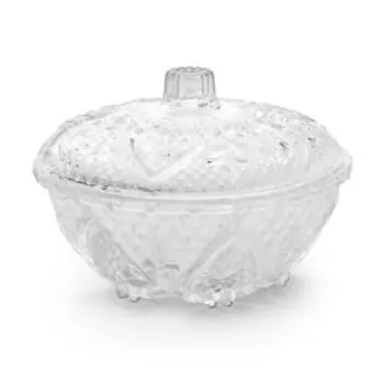 Конфетница с крышкой Wonder, 13х9 см, стекло