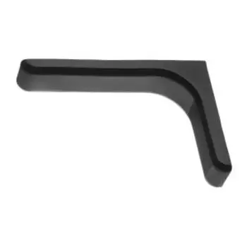 Консоль с декоративной накладкой, 120 мм, чёрный, 1 шт, TECH-KREP