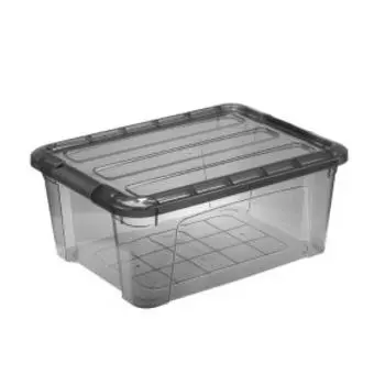 Контейнер для хранения IDEA с замками, 11 л, темный