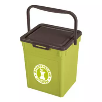 Контейнер для мусора Эконова, 8л, зеленый