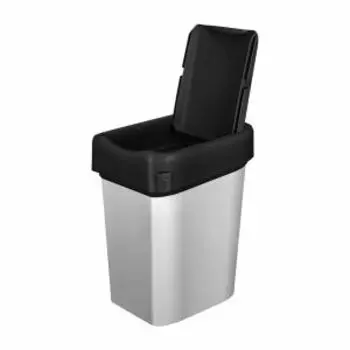 Контейнер для мусора Эконова Metal Bin, 25 л, серый