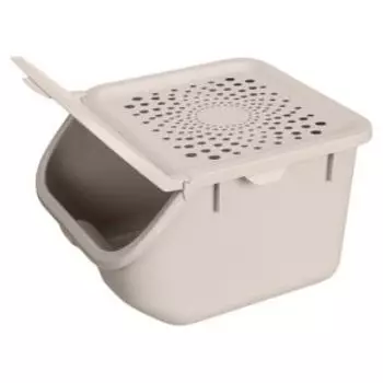 Контейнер для овощей Phibo, 24х28х17.5 см, 7.8 л, пластик, светло-бежевый