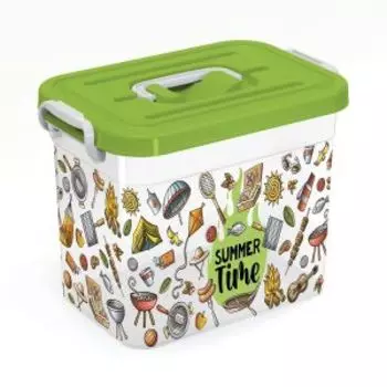 Контейнер для шашлыка Summer time, 6.5 л, пластик