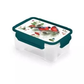 контейнер для СВЧ Снегири 0,75 л, пластик