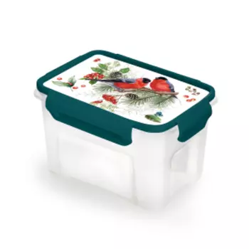 контейнер для СВЧ Снегири 1,1 л , пластик