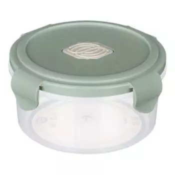 Контейнер круглый Eco Style с клапаном, 0.55 л, пластик