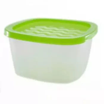 Контейнер квадратный Hitt, 0.5 л, салатовый