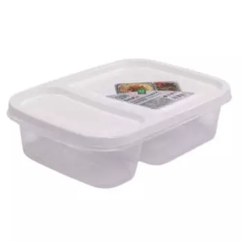 Контейнер прямоугольный Hobby Life Trendbox, 0.75 л, две секции, полипропилен, в ассортименте