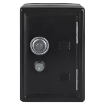 Копилка Сейф, 12х10х18 см, черный