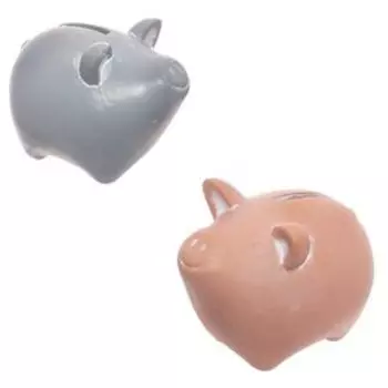 Копилка Свинка, 10х7.5х8.5 см, в ассортименте