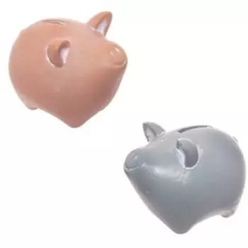 Копилка Свинка, 13.5х10.5х11 см, в ассортименте