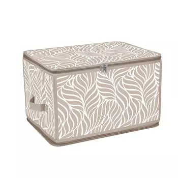 Короб для хранения Handy Home Листья, складной на молнии, 40 х 30 х 25 см