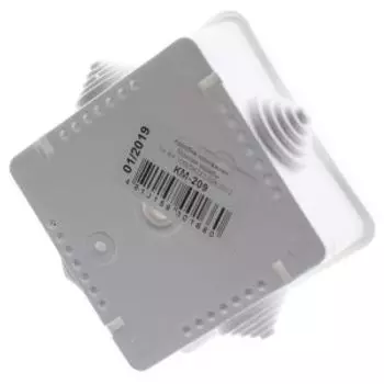 Коробка монтажная наружная, 76х76х41,5 мм