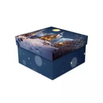 Коробка подарочная Лунная ночь, 17х17х7 см