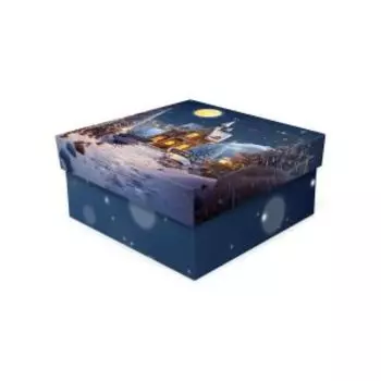 Коробка подарочная Лунная ночь, 21х21х11 см