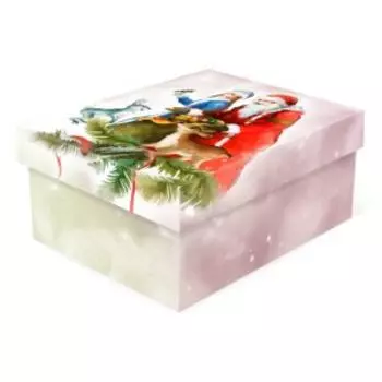 Коробка подарочная Мешок добра, 21х17х11 см