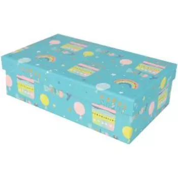 Коробка подарочная, прямоугольник, 22х14х6.5 см, в ассортименте