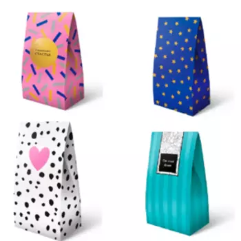 Коробка подарочная складная, 9х19х6см