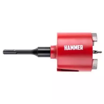 Коронка по бетону Hammer Flex, алмазная, 82 мм, SDS+