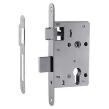 Корпус замка КЗВ 4-3, 55 мм, хром