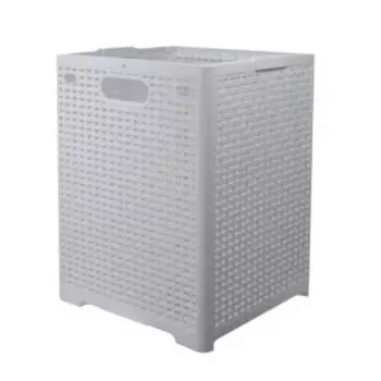 Корзина для белья Verde Foldi, 32х34х44 см, 47 л, складная, пластик, белый