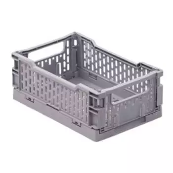 Корзина для хранения складная Gondol Cassa, 0.66 л, размер XS, пластик, зелёная