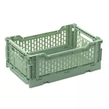 Корзина для хранения складная Gondol Cassa, 4 л, размер S, пластик, зелёная